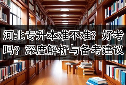 河北专升本难不难?好考吗?深度解析与备考建议