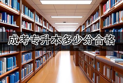 成考专升本多少分合格