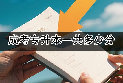 成考专升本一共多少分