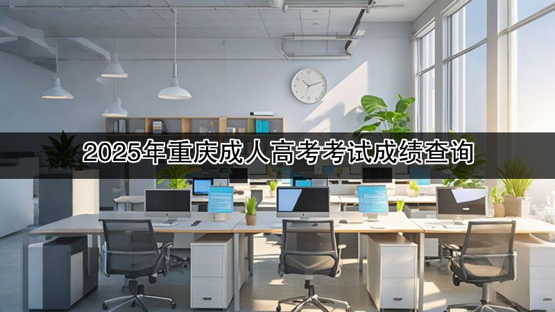 2025年重庆成人高考考试成绩查询