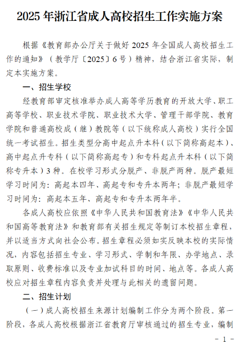 2025年浙江成人专升本报名流程！