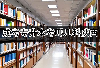 成考专升本考哪几科陕西