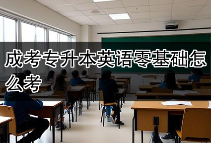 成考专升本英语零基础怎么考