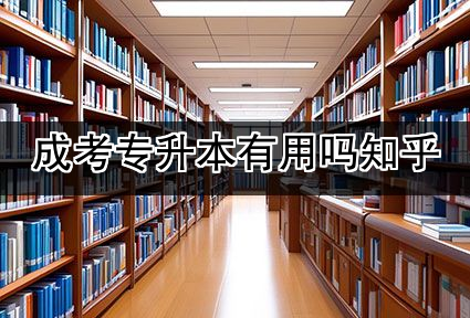 成考专升本有用吗知乎
