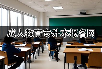成人教育专升本报名网